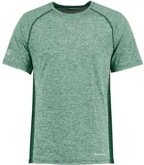 Holloway 222671 Youth Electrify Coolcore T-shirt - Dark Green Heather