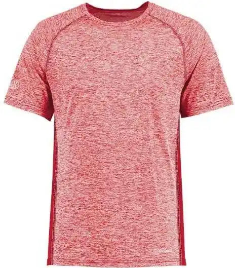 Holloway 222671 Youth Electrify Coolcore T-shirt - Scarlet Heather