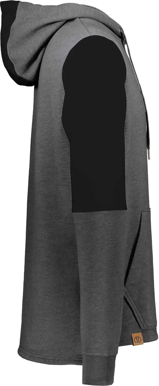Holloway 222681 Youth Ivy League Team Hoodie - Carbon Heather Black