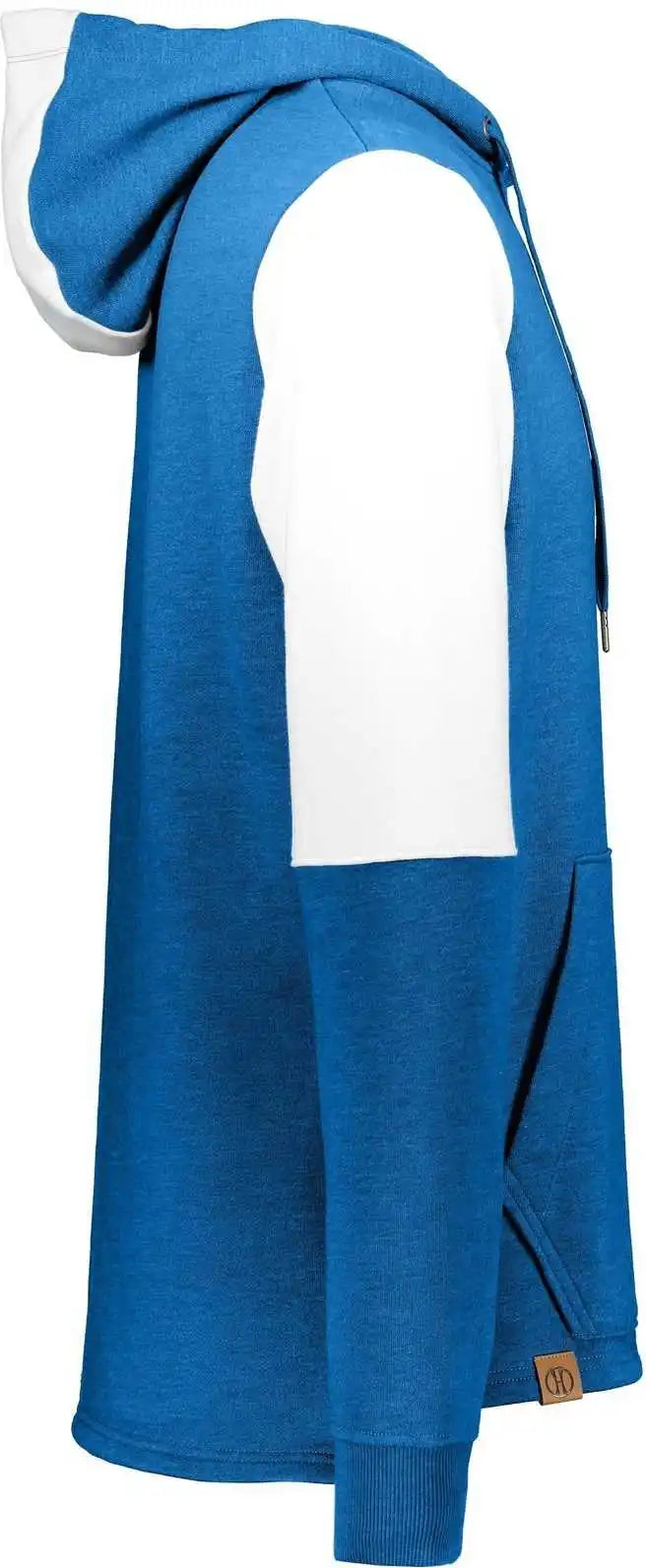 Holloway 222681 Youth Ivy League Team Hoodie - Royal Heather White