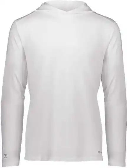 Holloway 222689 Youth Electrify Coolcore Hooded Pullover - White