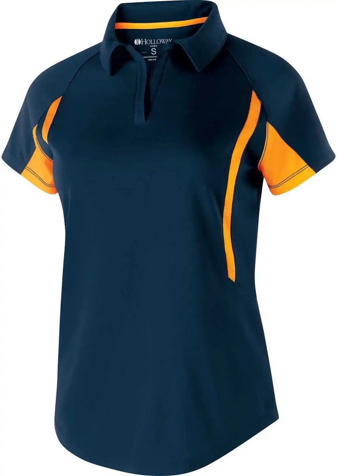 Holloway 222730 Ladies’ Avenger Polo Short Sleeve - Navy Light Gold