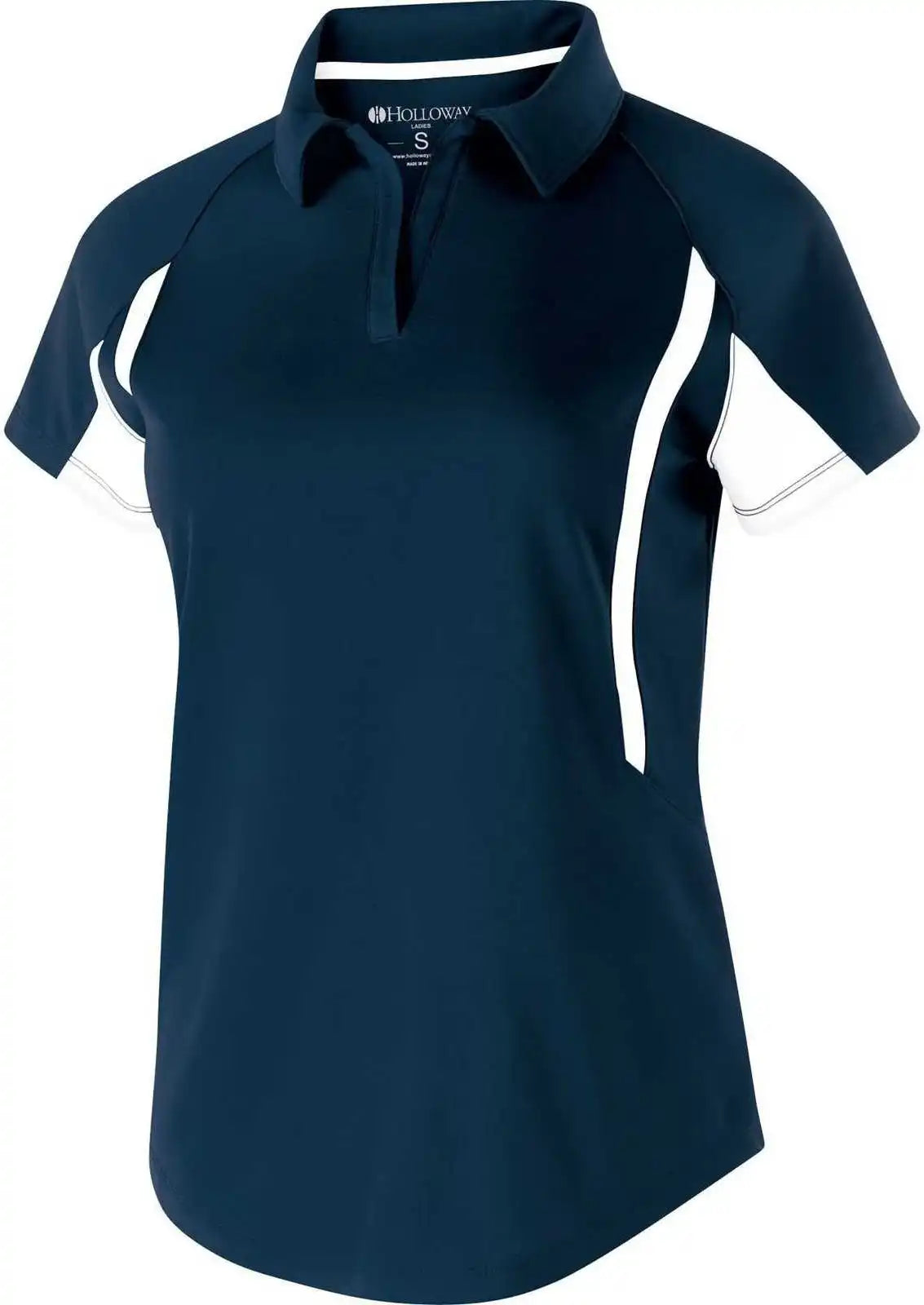 Holloway 222730 Ladies’ Avenger Polo Short Sleeve - Navy White