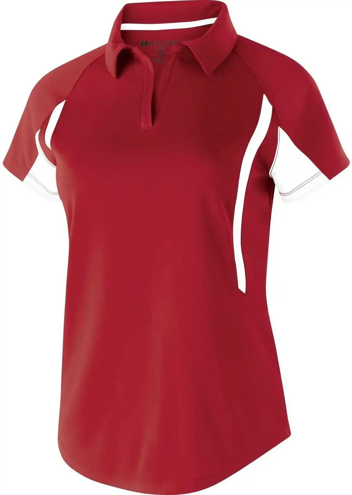 Holloway 222730 Ladies’ Avenger Polo Short Sleeve Scarlet White