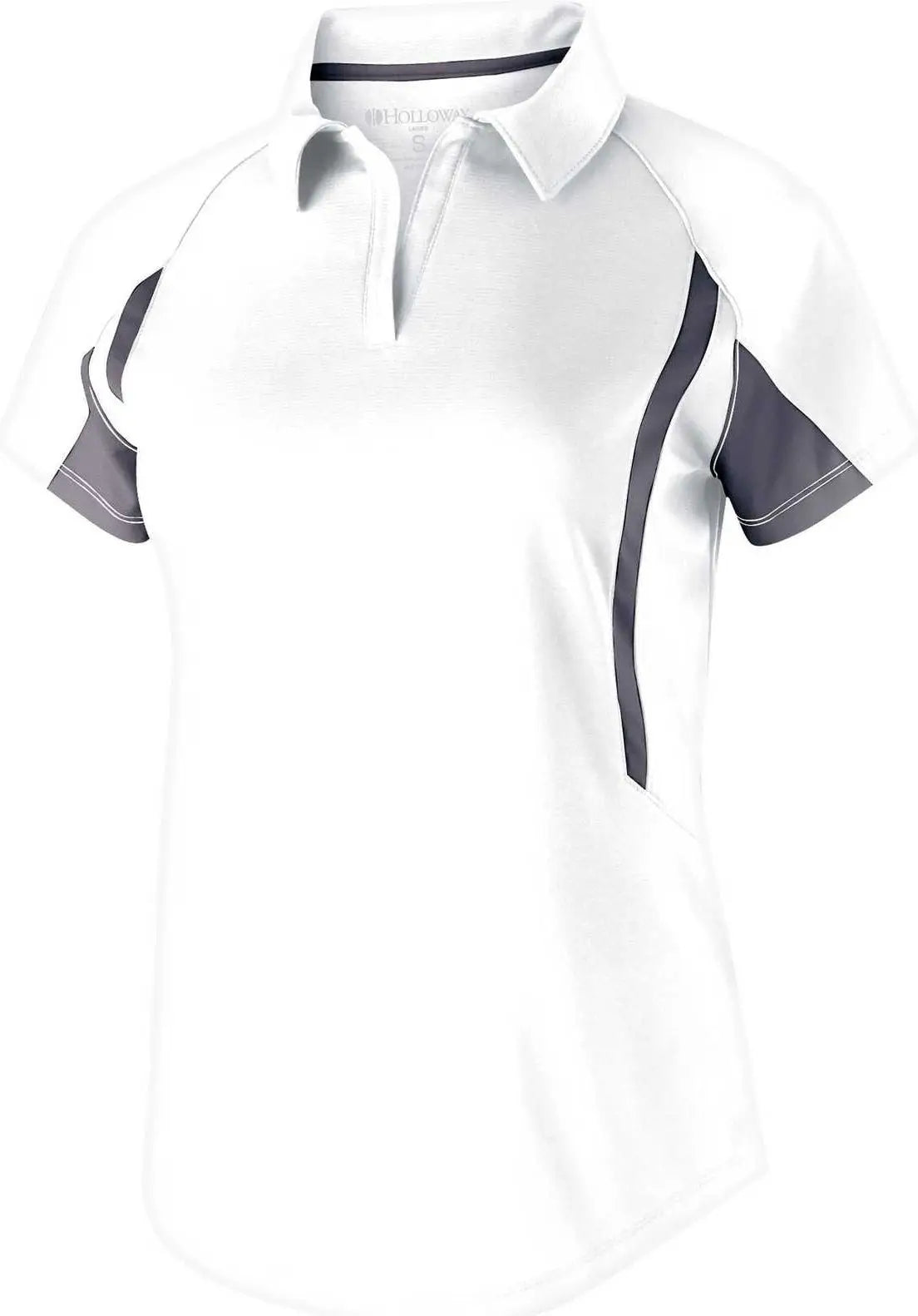 Holloway 222730 Ladies’ Avenger Polo Short Sleeve - White Graphite