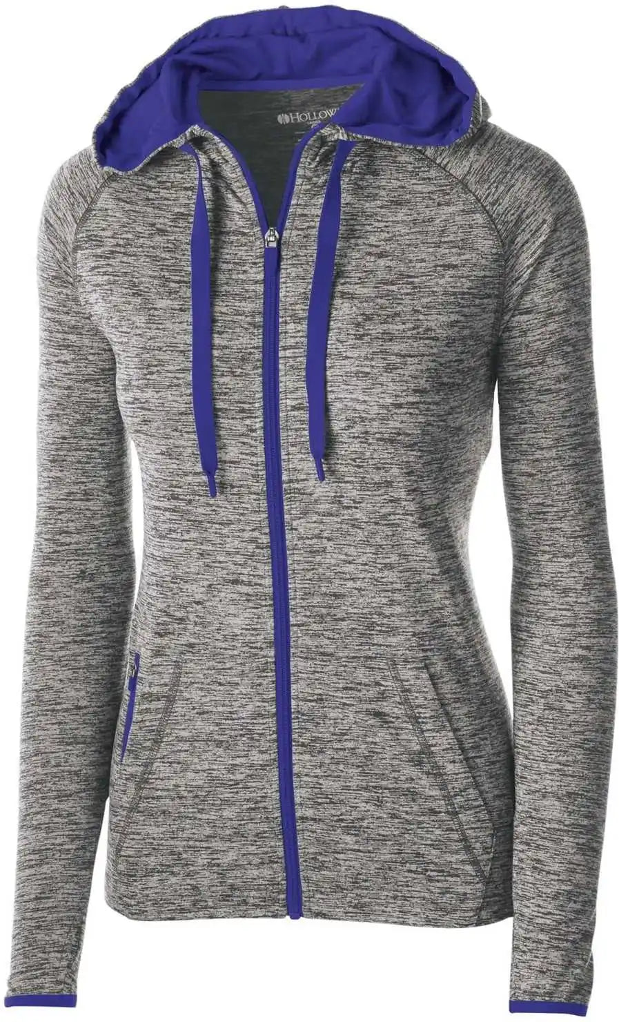 Holloway 222743 Ladies’ Force Jacket - Carbon Heather Purple