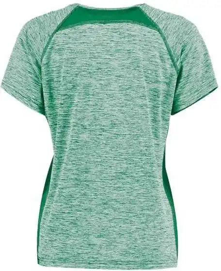 Holloway 222771 Women’s Electrify Coolcore v Neck t Shirt Kelly Heather