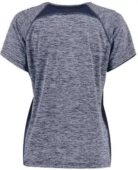 Holloway 222771 Women’s Electrify Coolcore v Neck t Shirt Navy Heather