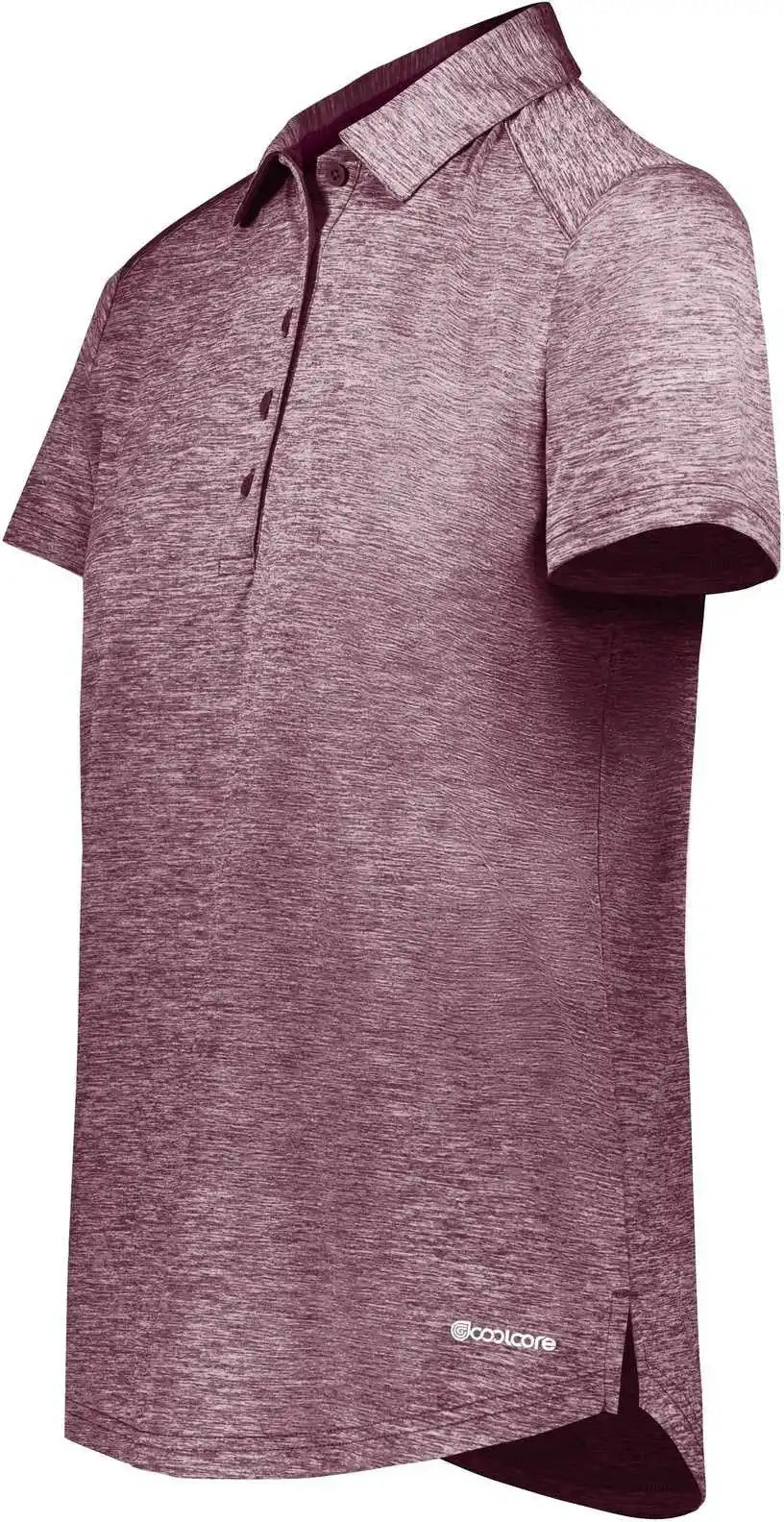 Holloway 222772 Ladies Electrify Coolcore Polo - Maroon Heather