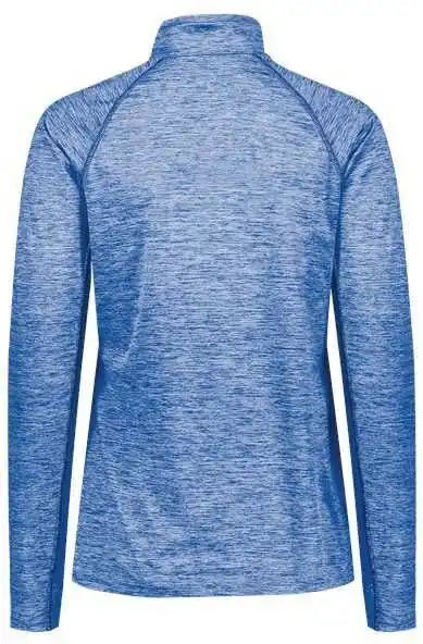 Holloway 222774 Women’s Electrify Coolcore Quarter-zip Pullover - Royal Heather