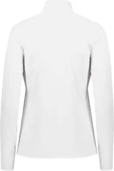 Holloway 222774 Women’s Electrify Coolcore Quarter-zip Pullover - White