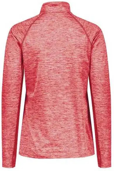 Holloway 222774 Women’s Electrify Coolcore Quarter-zip Pullover - Scarlet Heather