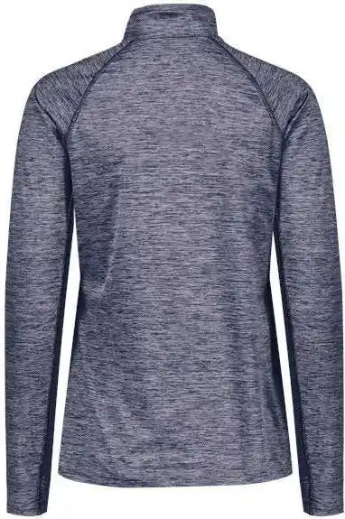 Holloway 222774 Women’s Electrify Coolcore Quarter-zip Pullover - Navy Heather