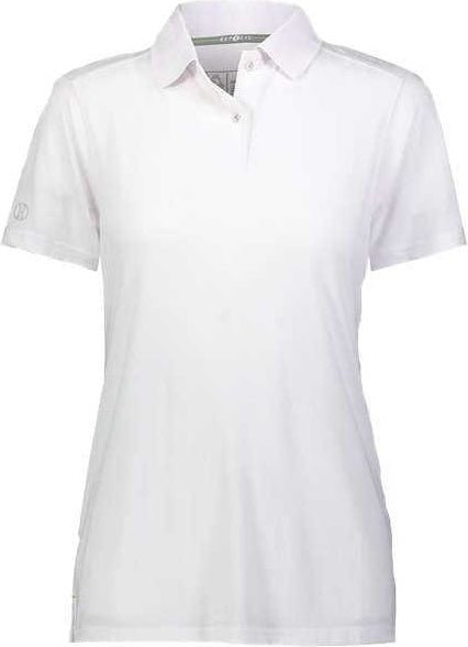 Holloway 222775 Women’s Repreve Eco Polo - White