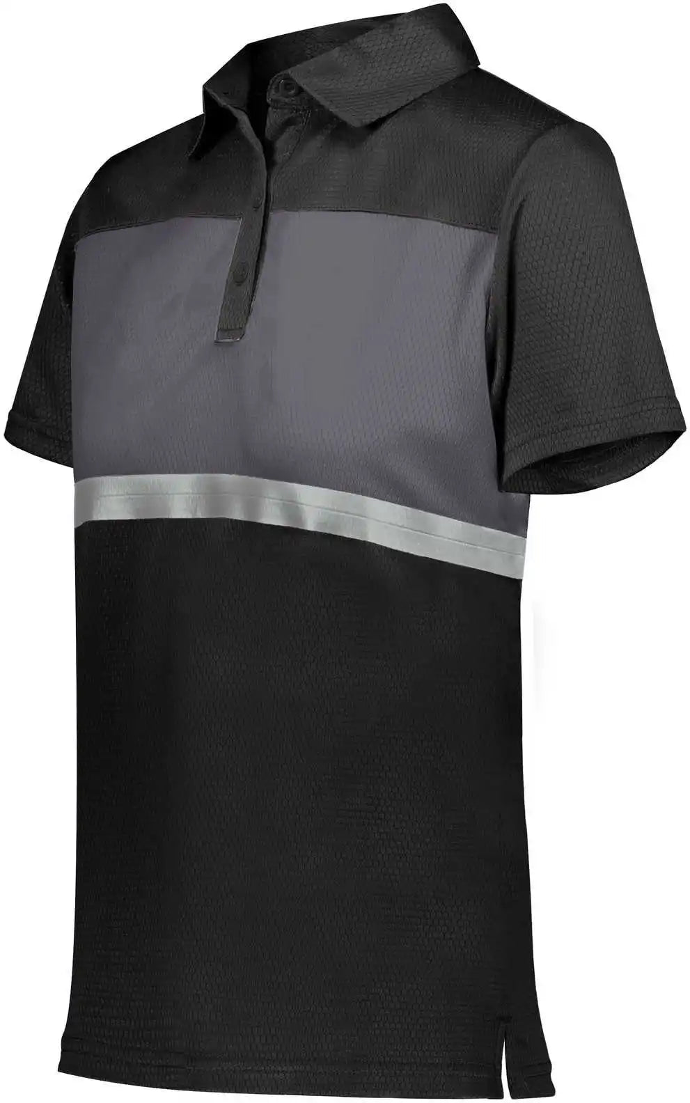 Holloway 222776 Ladies Prism Bold Polo - Black Carbon
