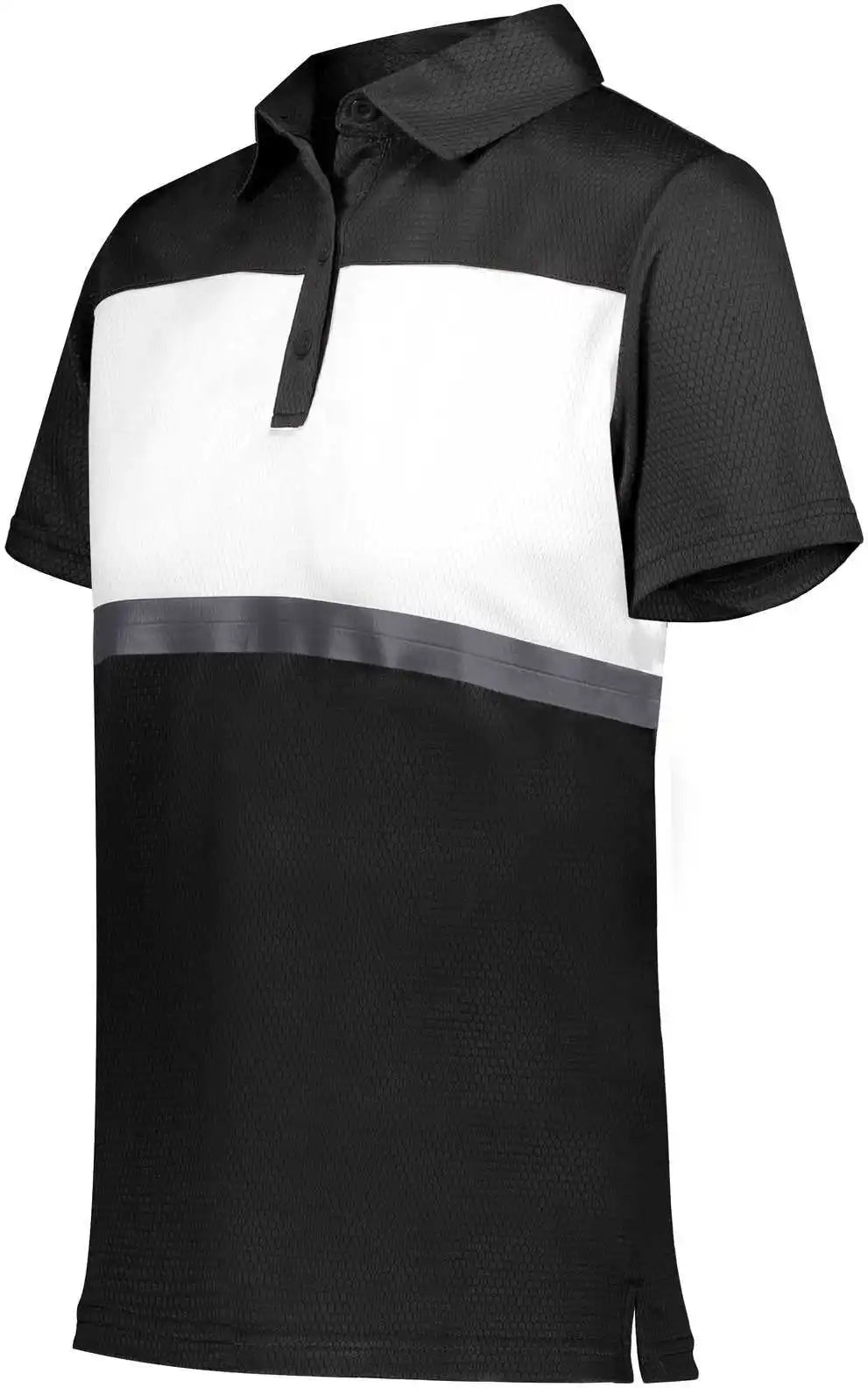 Holloway 222776 Ladies Prism Bold Polo - Black White
