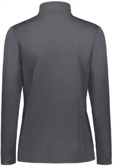 Holloway 222791 Women’s Prism Bold Quarter-zip Pullover - Carbon White