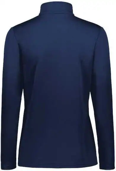 Holloway 222791 Women’s Prism Bold Quarter-zip Pullover - Navy White
