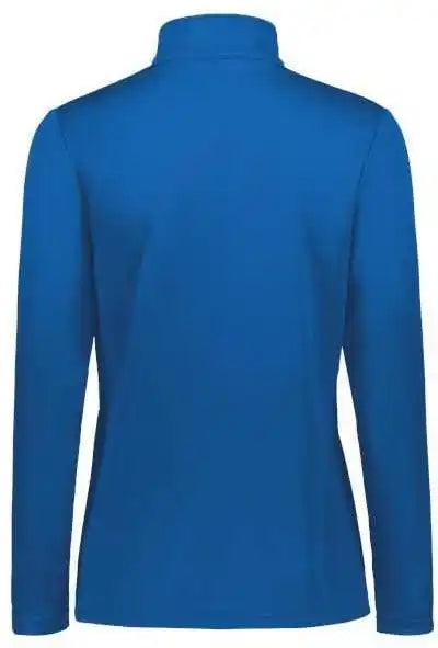 Holloway 222791 Women’s Prism Bold Quarter-zip Pullover - Royal White