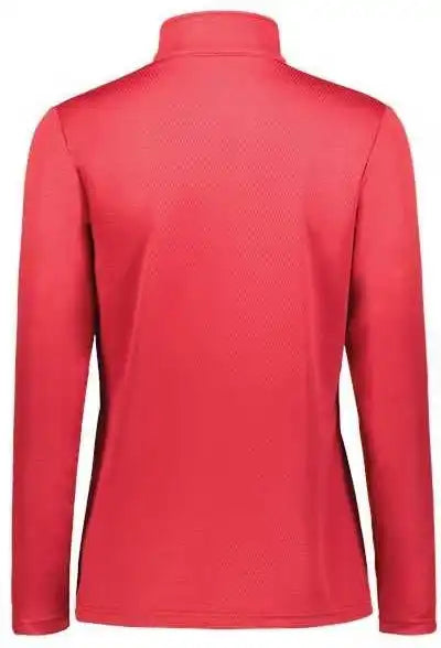 Holloway 222791 Women’s Prism Bold Quarter-zip Pullover - Scarlet White