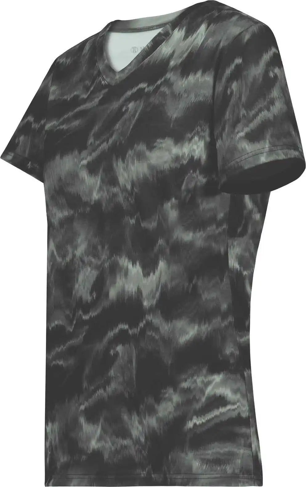 Holloway 222796 Ladies Stock Cotton Touch Poly Tee - Shockwave Graphite