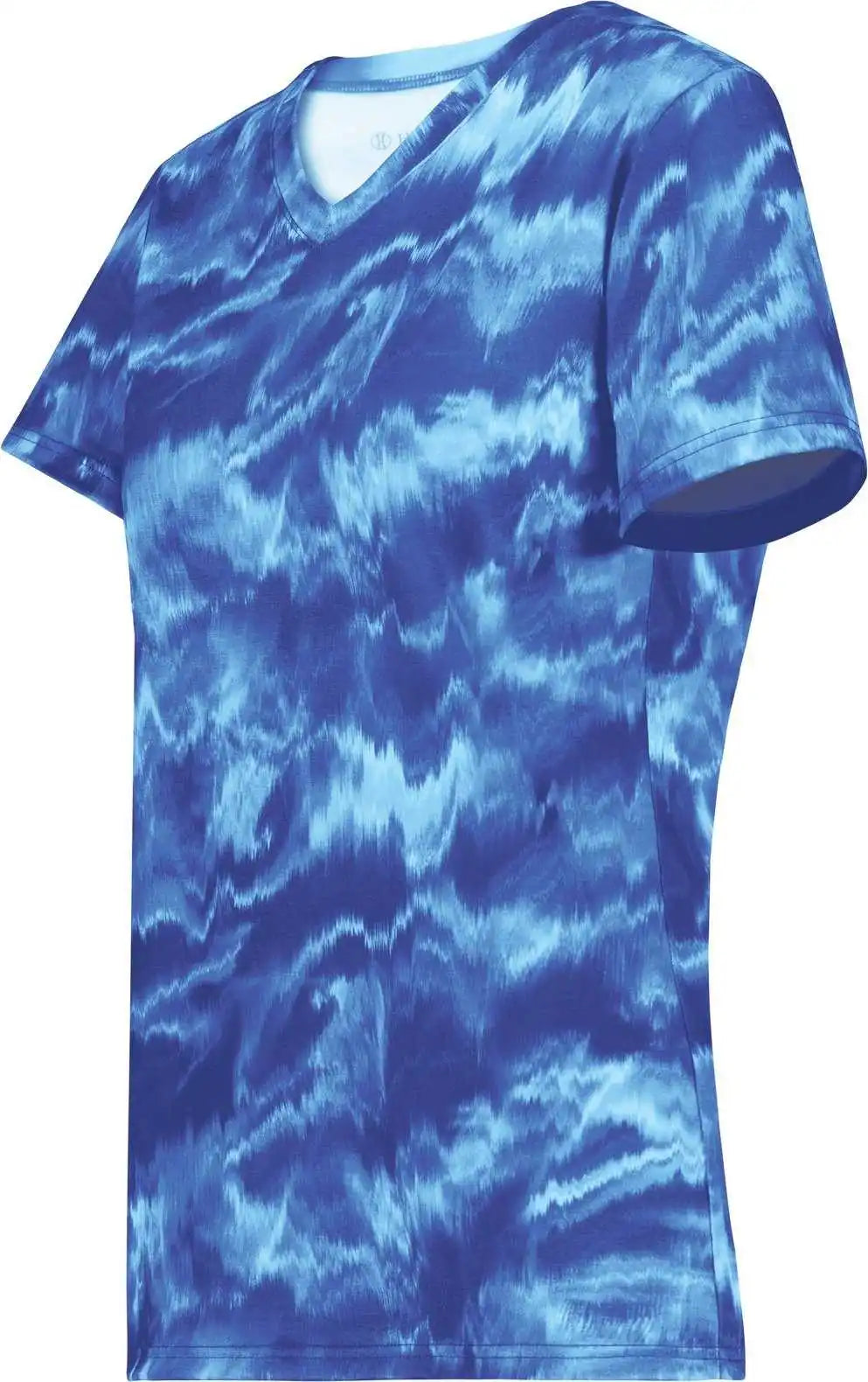 Holloway 222796 Ladies Stock Cotton Touch Poly Tee - Shockwave Royal