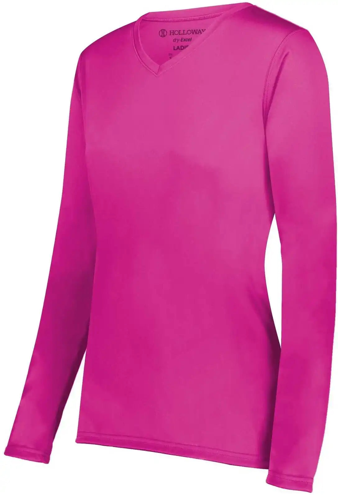 Holloway 222824 Ladies Momentum Long Sleeve Tee - Power Pink
