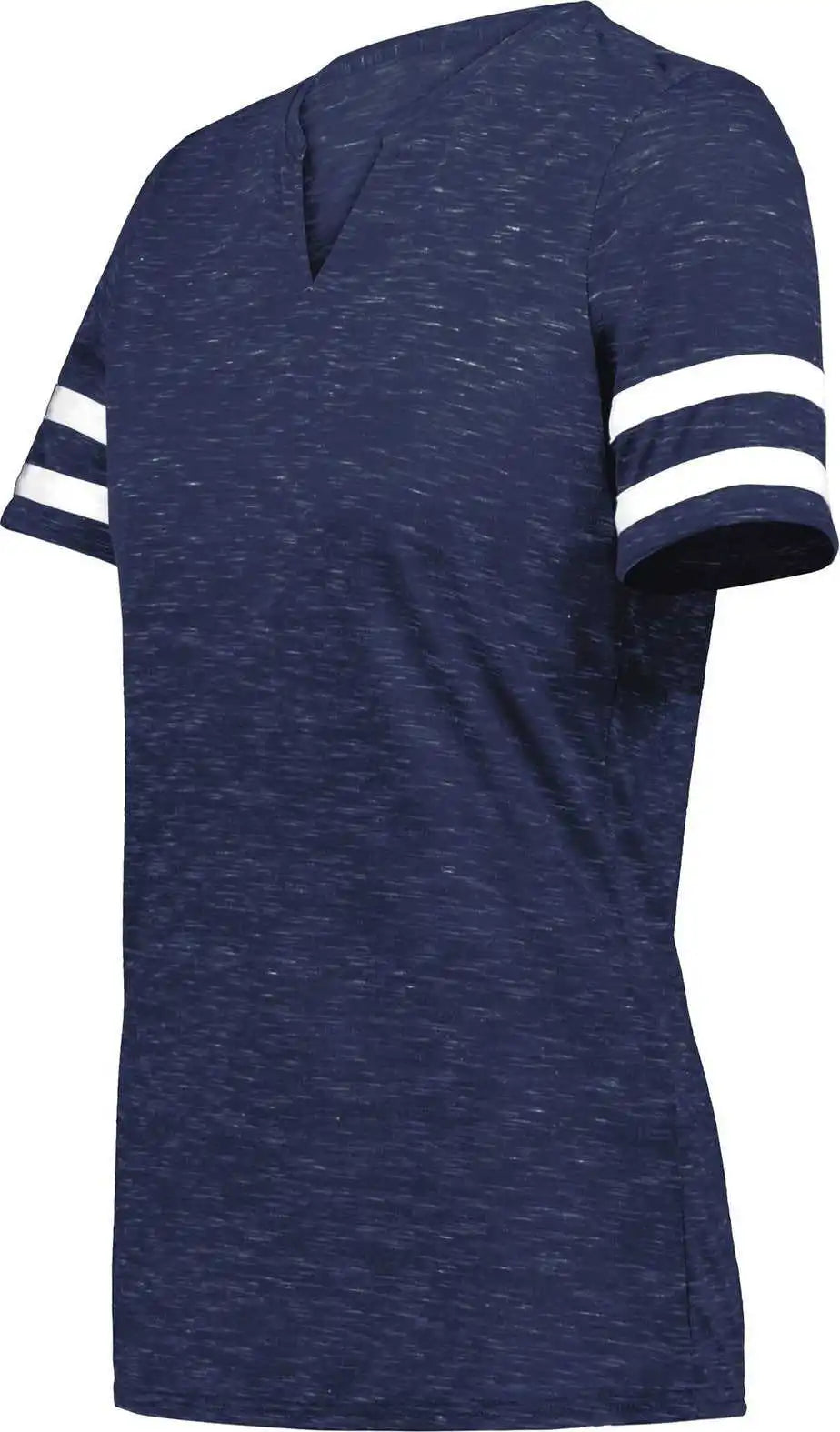 Holloway 223245 Ladies Monterey Tee Navy Heather White