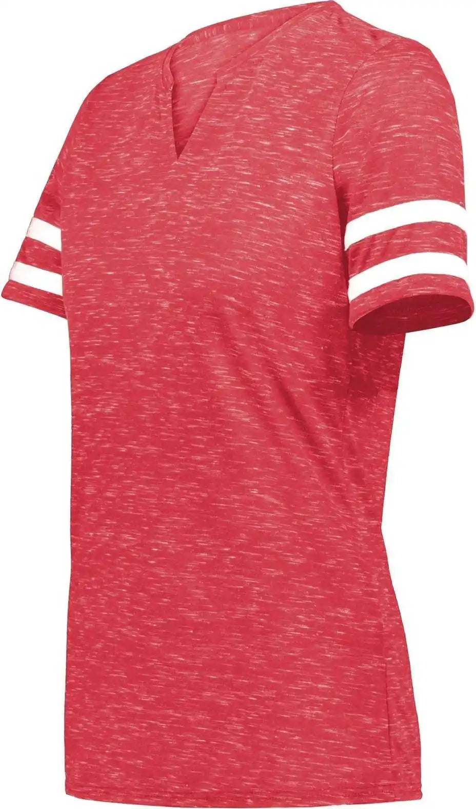 Holloway 223245 Ladies Monterey Tee - Scarlet Heather White