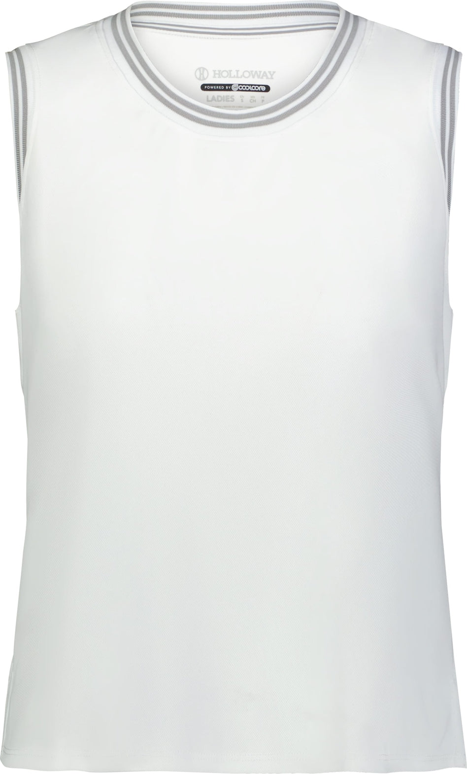 Holloway 223325 Ladies Court Tank - White