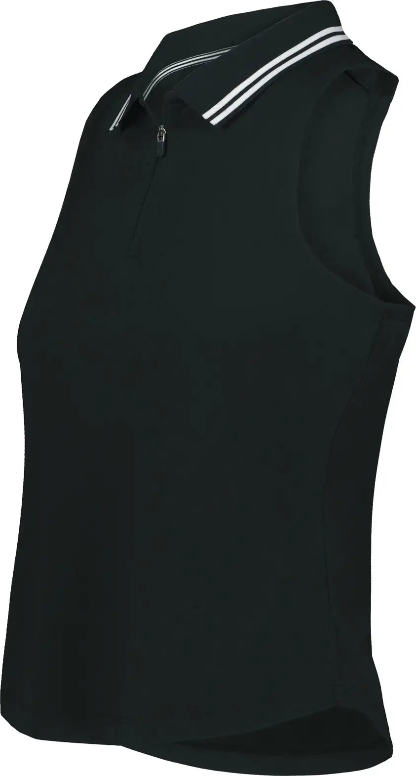 Holloway 223326 Ladies Court Sleevelees Polo - Black - Xs