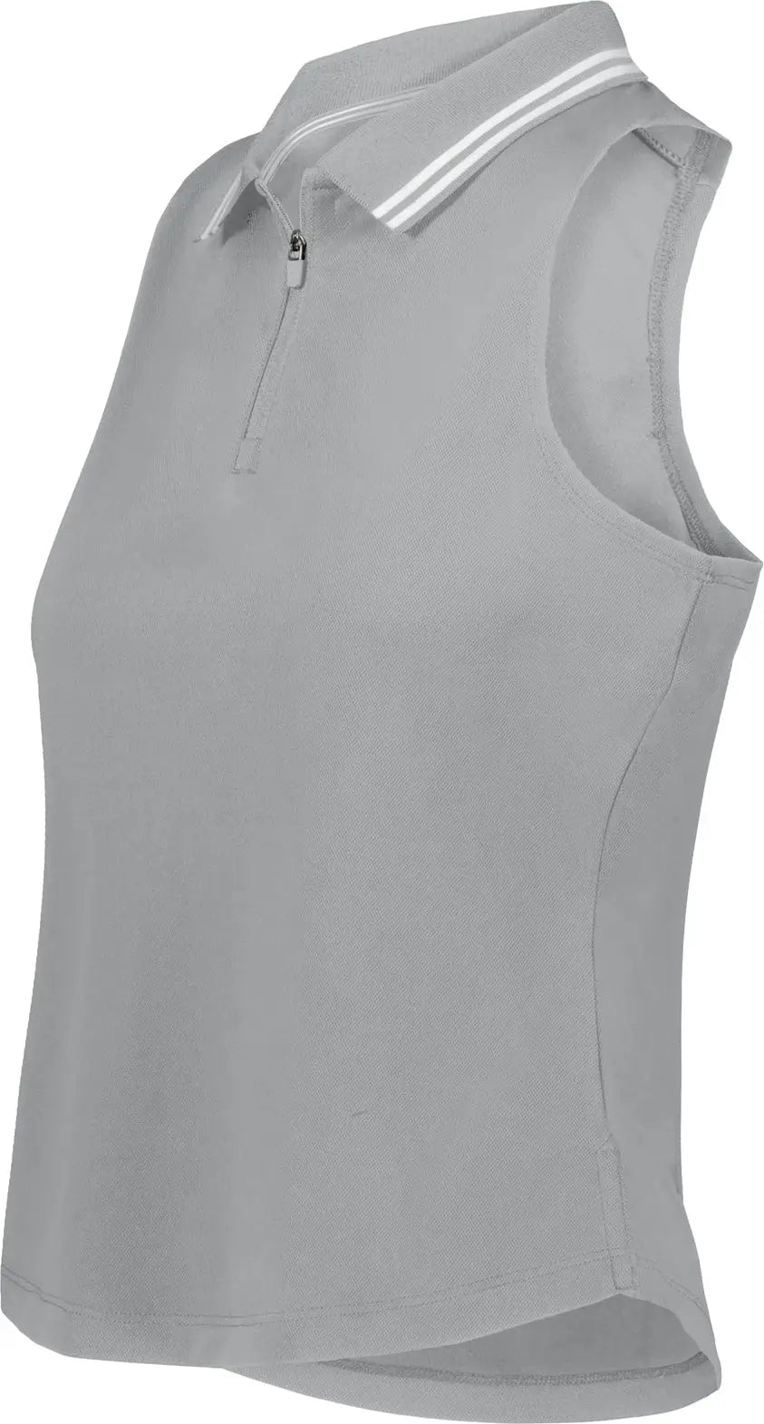 Holloway 223326 Ladies Court Sleevelees Polo - Pewter - Gray / Xs
