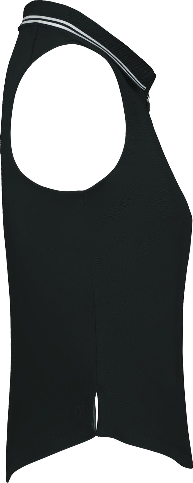 Holloway 223326 Ladies Court Sleeveless Polo - Black