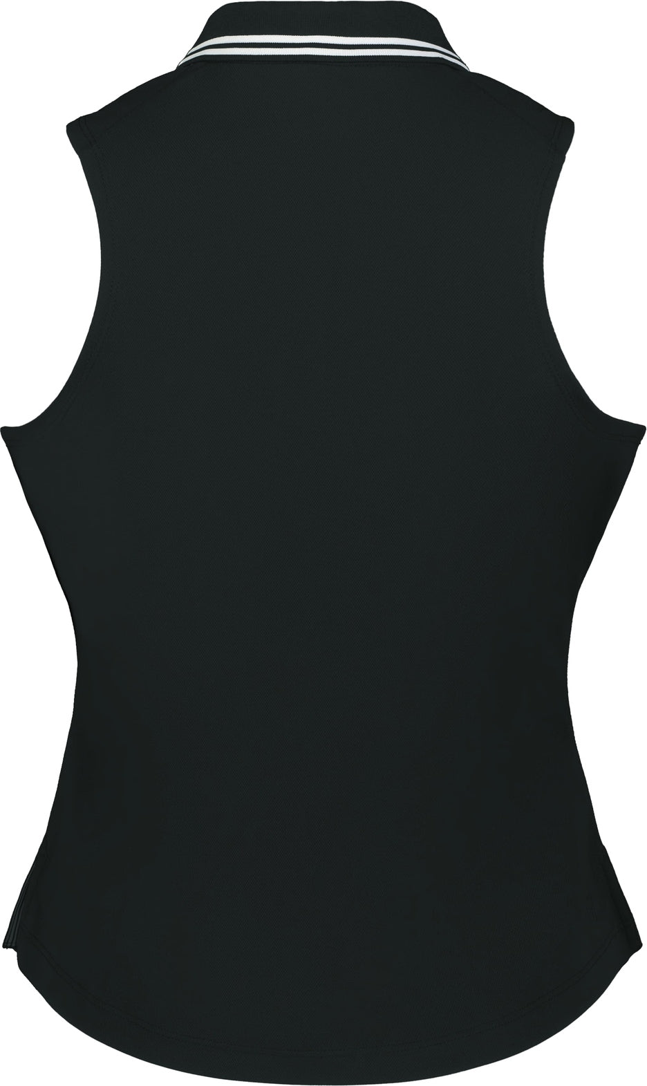 Holloway 223326 Ladies Court Sleeveless Polo - Black