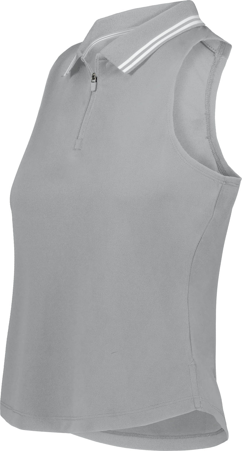 Holloway 223326 Ladies Court Sleeveless Polo - Pewter