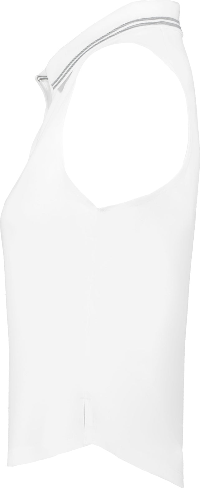 Holloway 223326 Ladies Court Sleeveless Polo - White