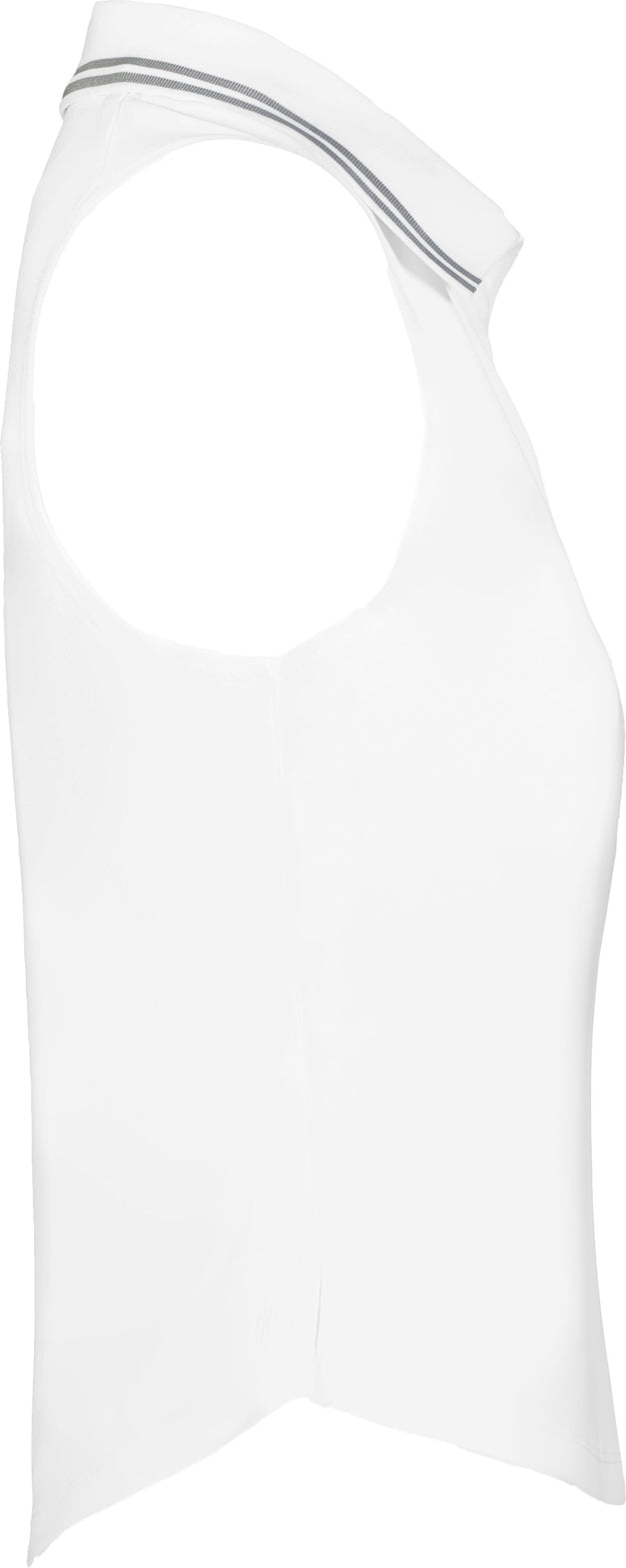 Holloway 223326 Ladies Court Sleeveless Polo - White