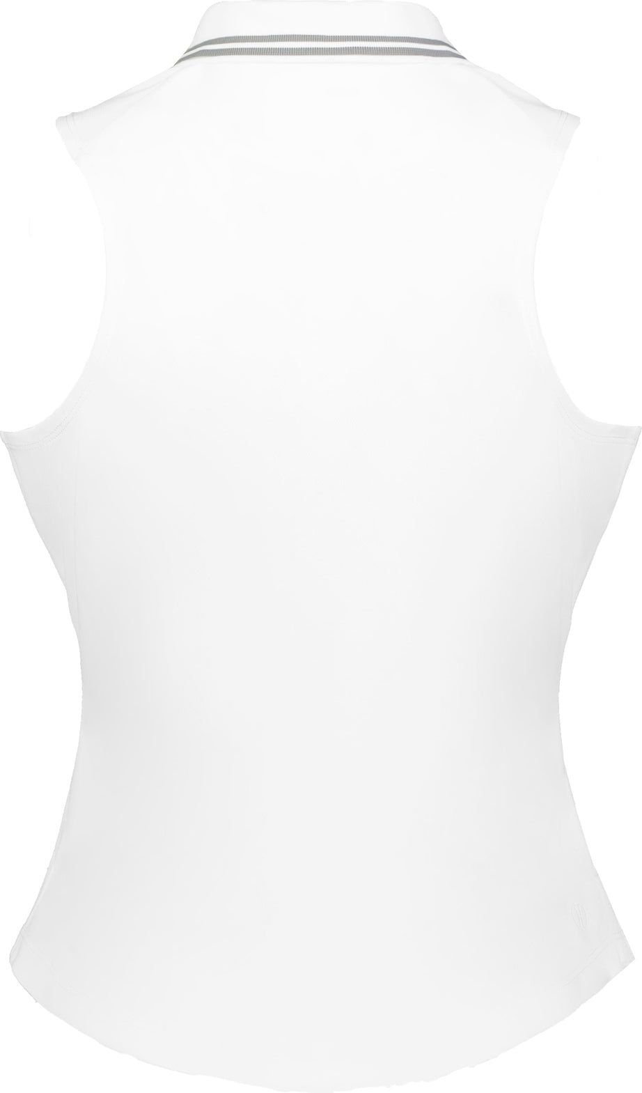 Holloway 223326 Ladies Court Sleeveless Polo - White