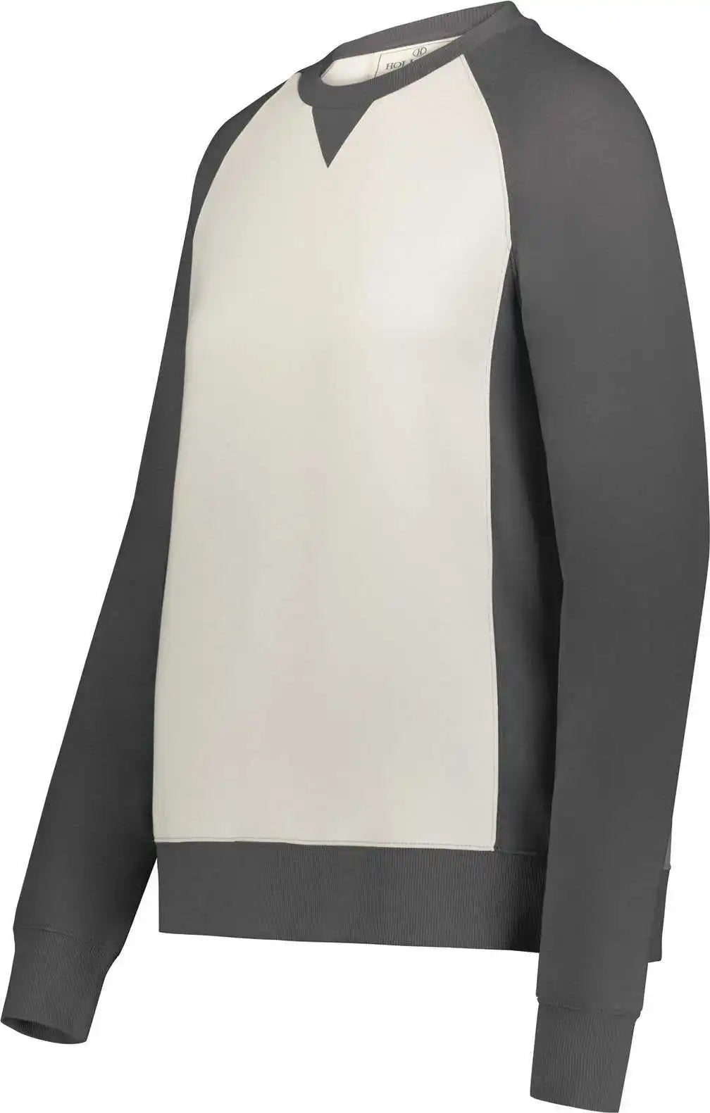 Holloway 223490 Ladies Ivy League Fleece Crew Carbon Heather Birch