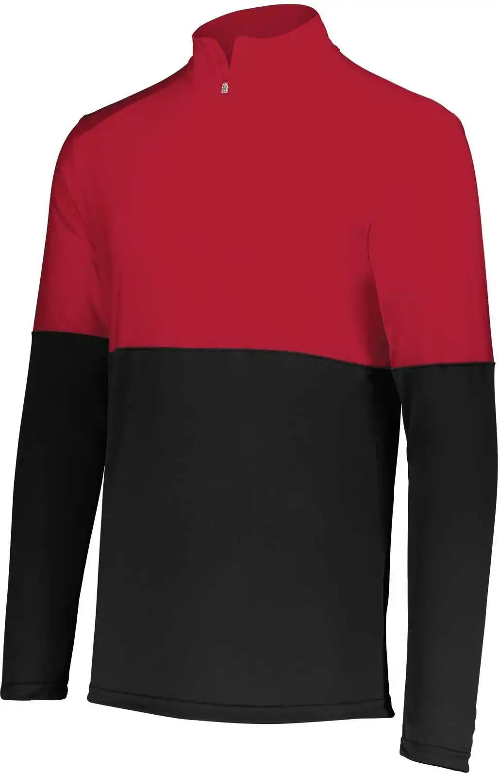 Holloway 223500 Momentum Team 1/4 Zip Pullover - Black Scarlet
