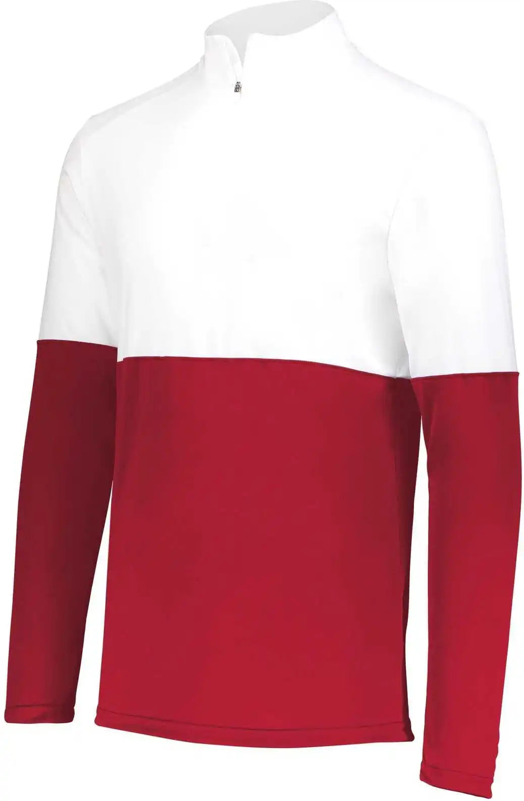Holloway 223500 Momentum Team 1/4 Zip Pullover - Scarlet White