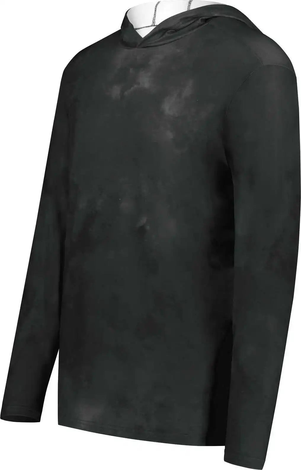 Holloway 223505 Stock Cotton Touch Poly Hoodie - Black Cloud Print