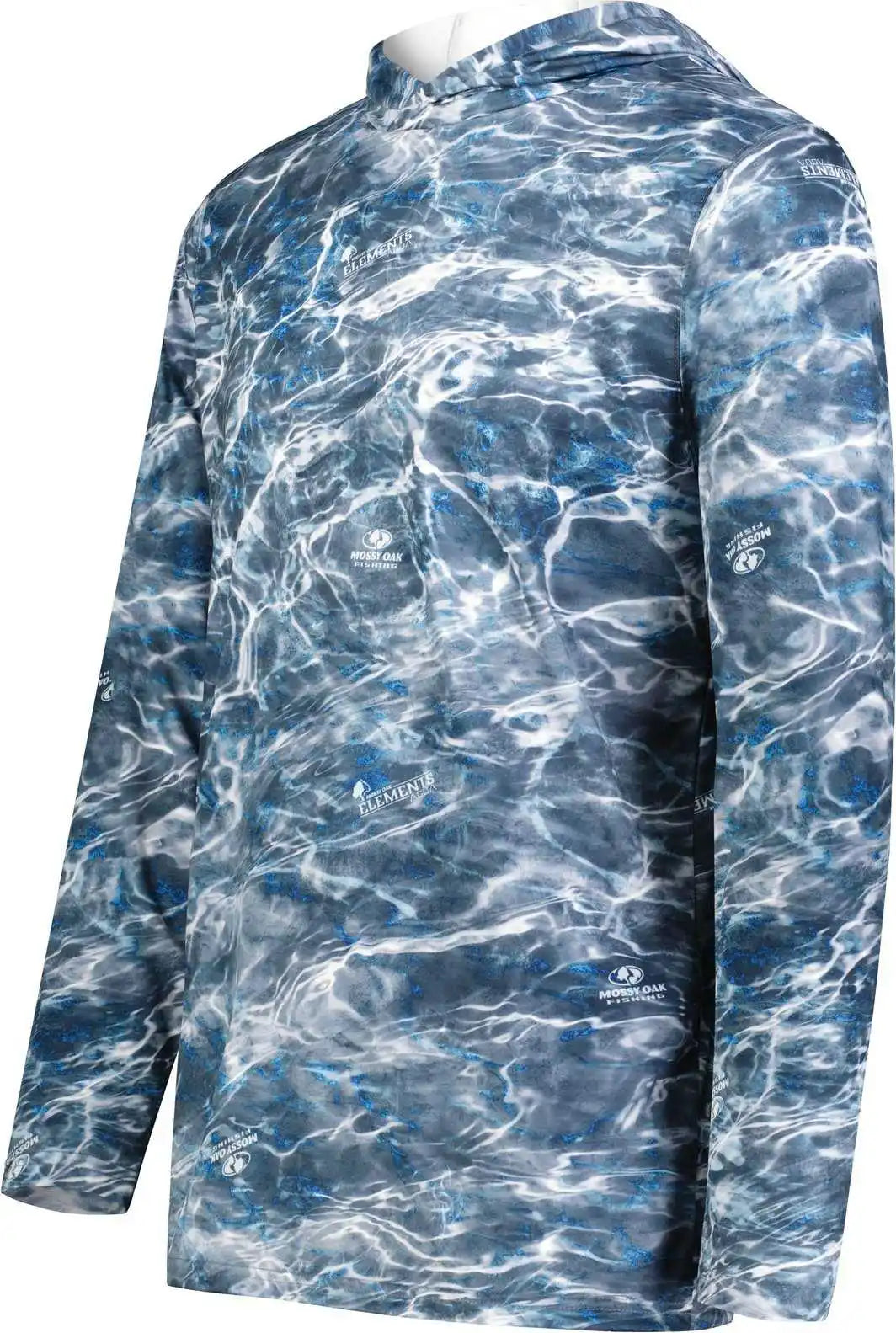 Holloway 223515 Mossy Oak Momentum Hoodie - Elements Agua Blackfin