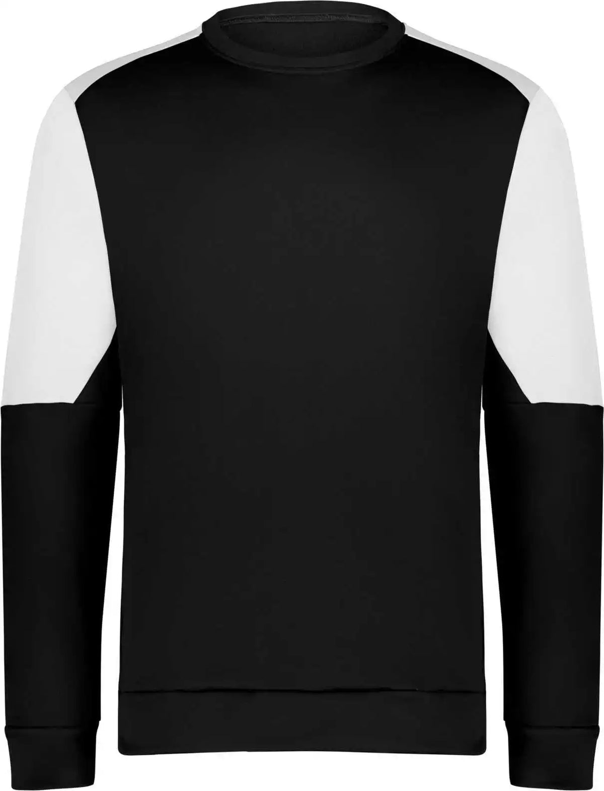Holloway 223525 Momentum Team Fleece Crew - Black White