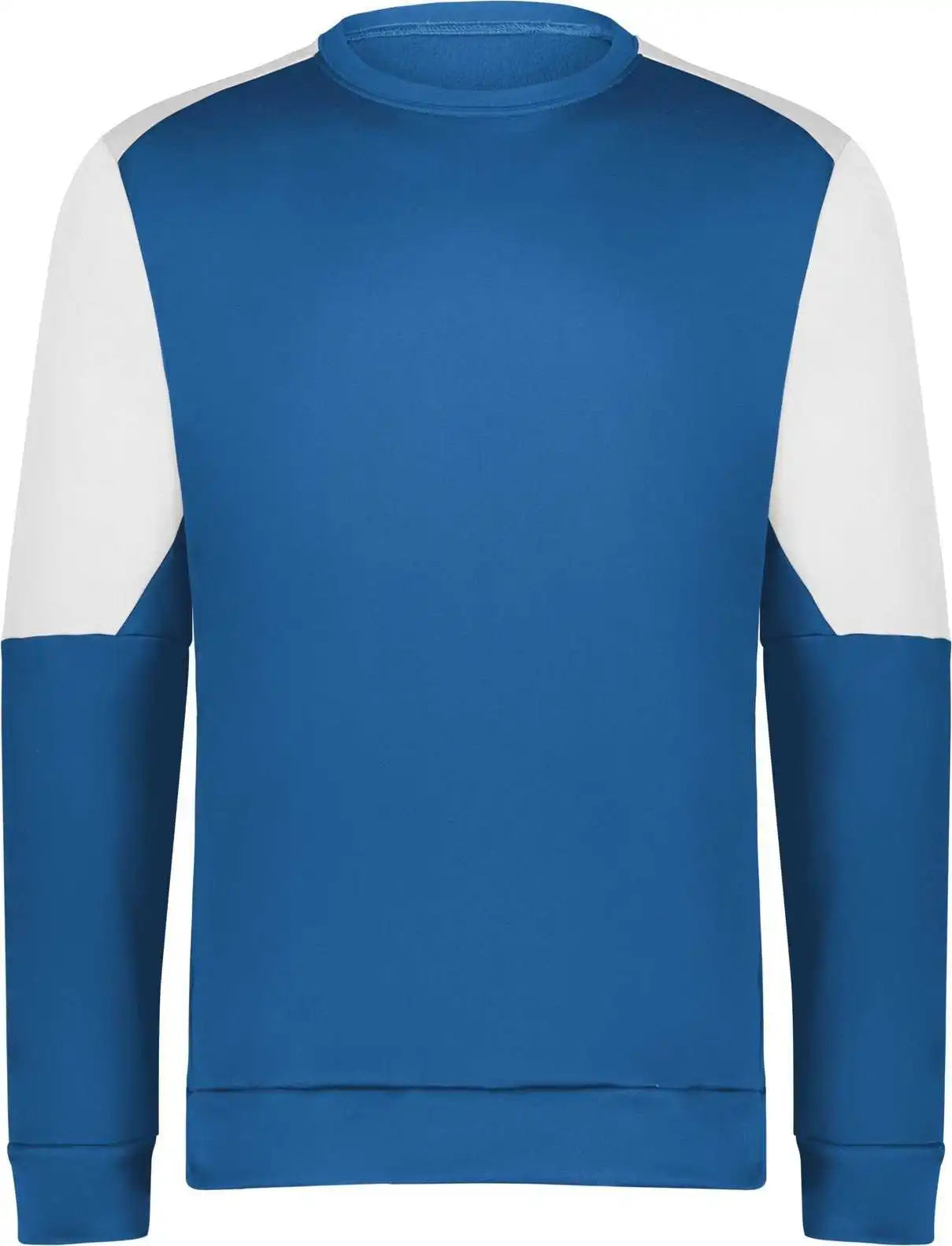 Holloway 223525 Momentum Team Fleece Crew Royal White