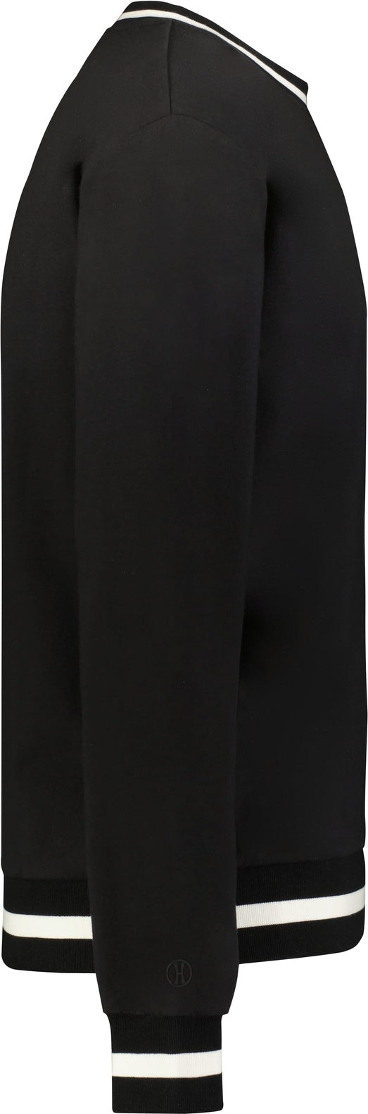 Holloway 223527 Heritage Prep Crew Pullover - Black Vanilla