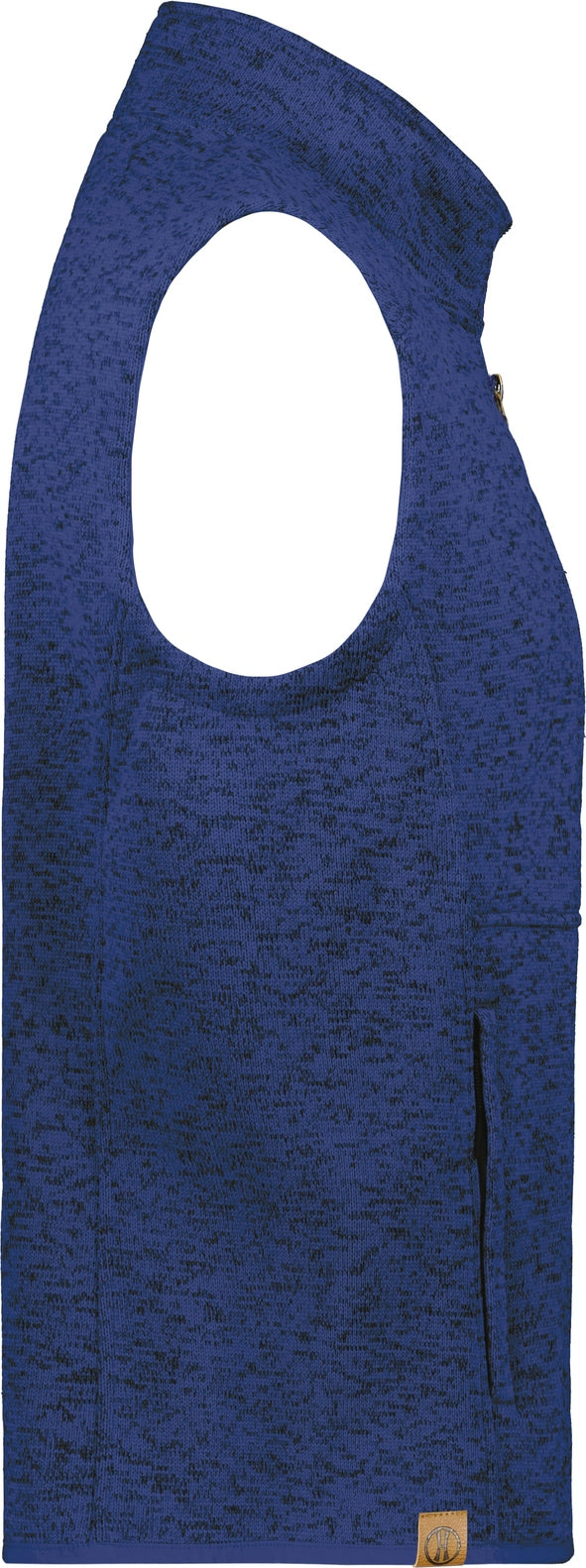 Holloway 223542 Alpine Sweater Fleece Vest - Navy Heather