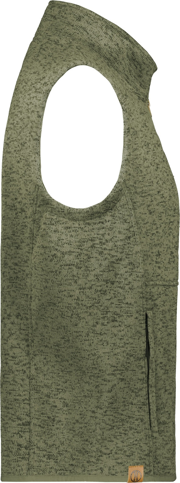 Holloway 223542 Alpine Sweater Fleece Vest - Olive Heather