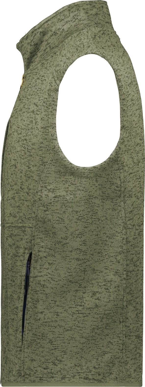 Holloway 223542 Alpine Sweater Fleece Vest - Olive Heather