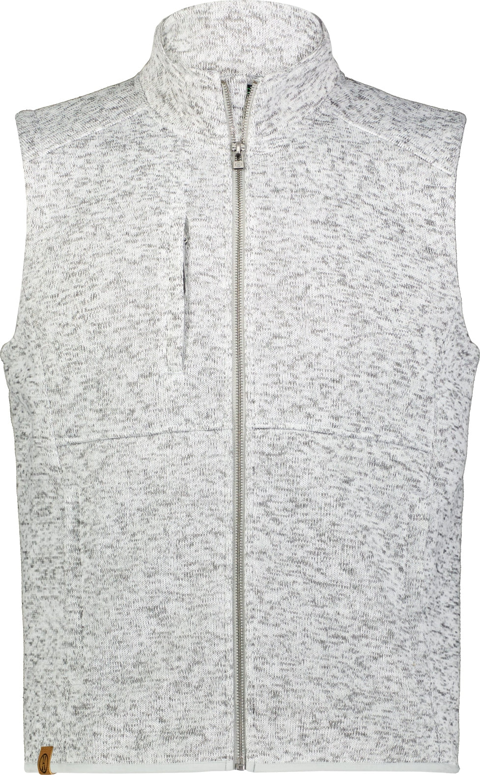 Holloway 223542 Alpine Sweater Fleece Vest - Silver Heather